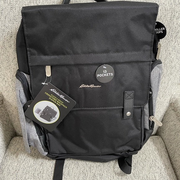 Eddie Bauer Crosstown Cascade Back Pack Diaper Bag - Picture 11 of 13